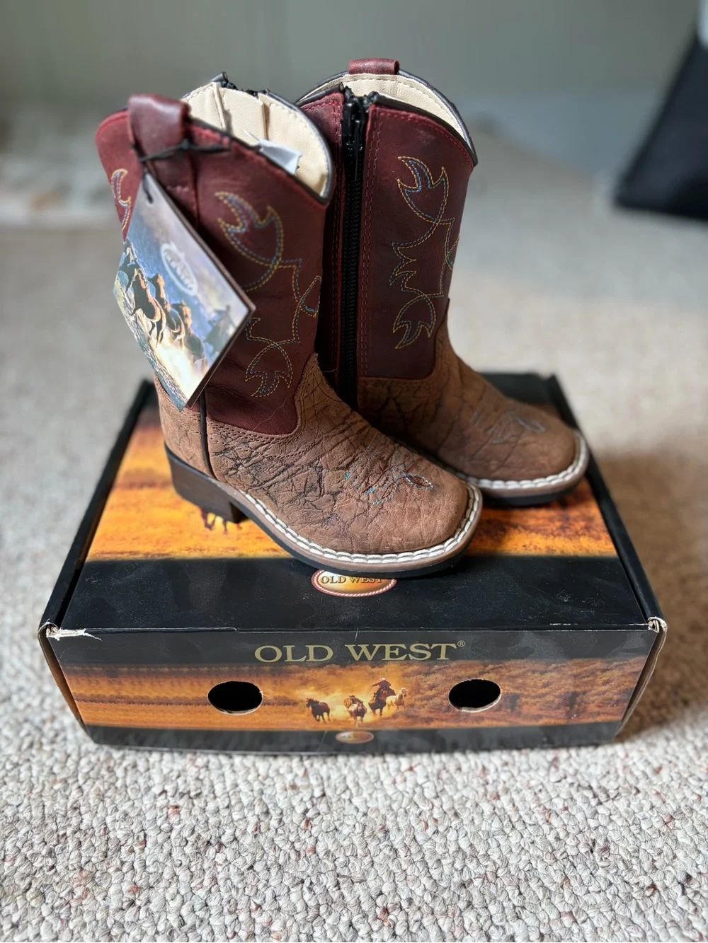 NWT Old West Toddler Boots 5 - Picture 1 of 4